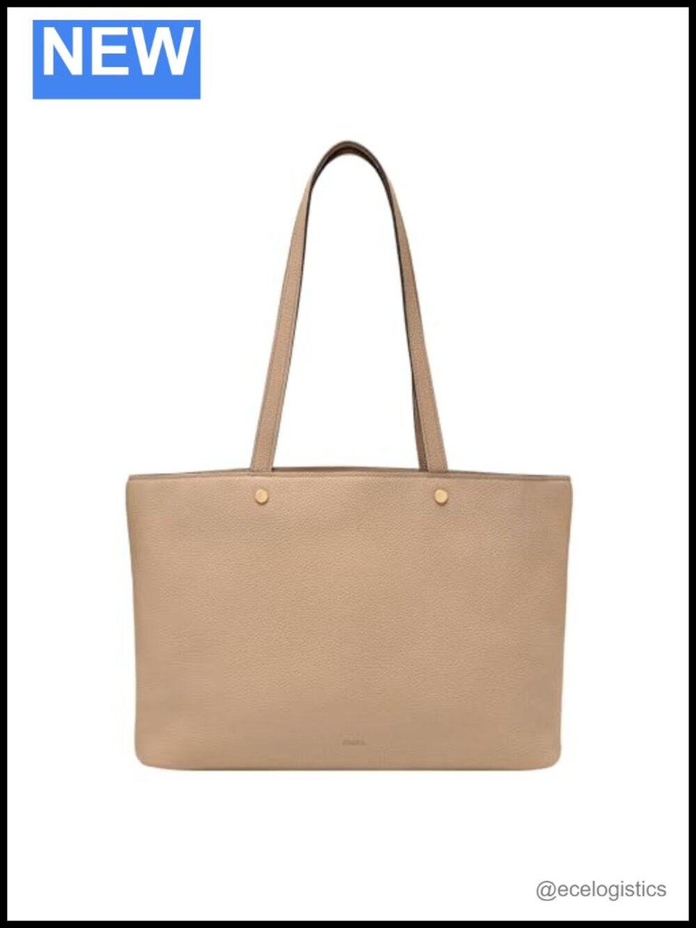 Genuine Leather Tote Bag fits 15 inch Laptop Top Zip Shoulder Bag